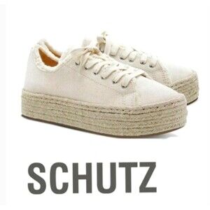 Schutz linen Luana sneakers